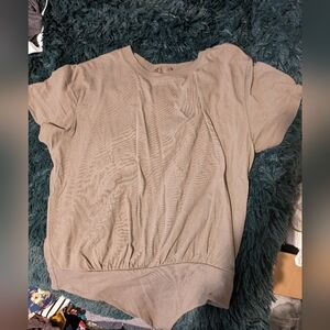Nuuds L Mocha Tshirt Bodysuit